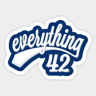 Everything 42 Sticker